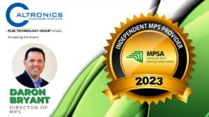 Caltronics Independent MPS Provider Award